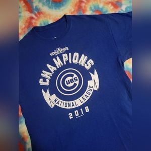 MLB Chicago Cubs Baseball 2016 World Series Champions T-Shirt